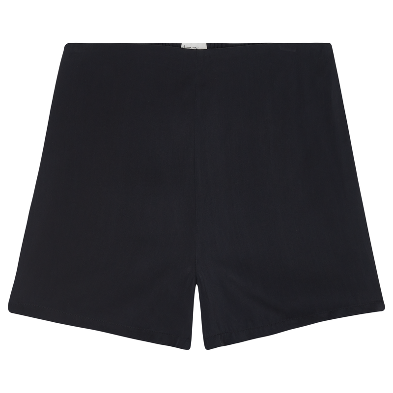 Black serenity sleep shorts - 100% sandwash silk